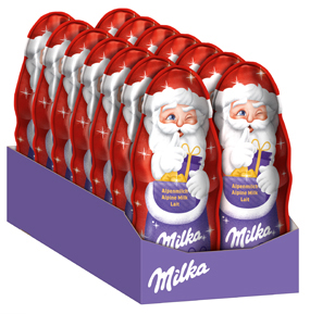 Milka Weihnachtsmann Alpenmilch 175g  21,5 cm