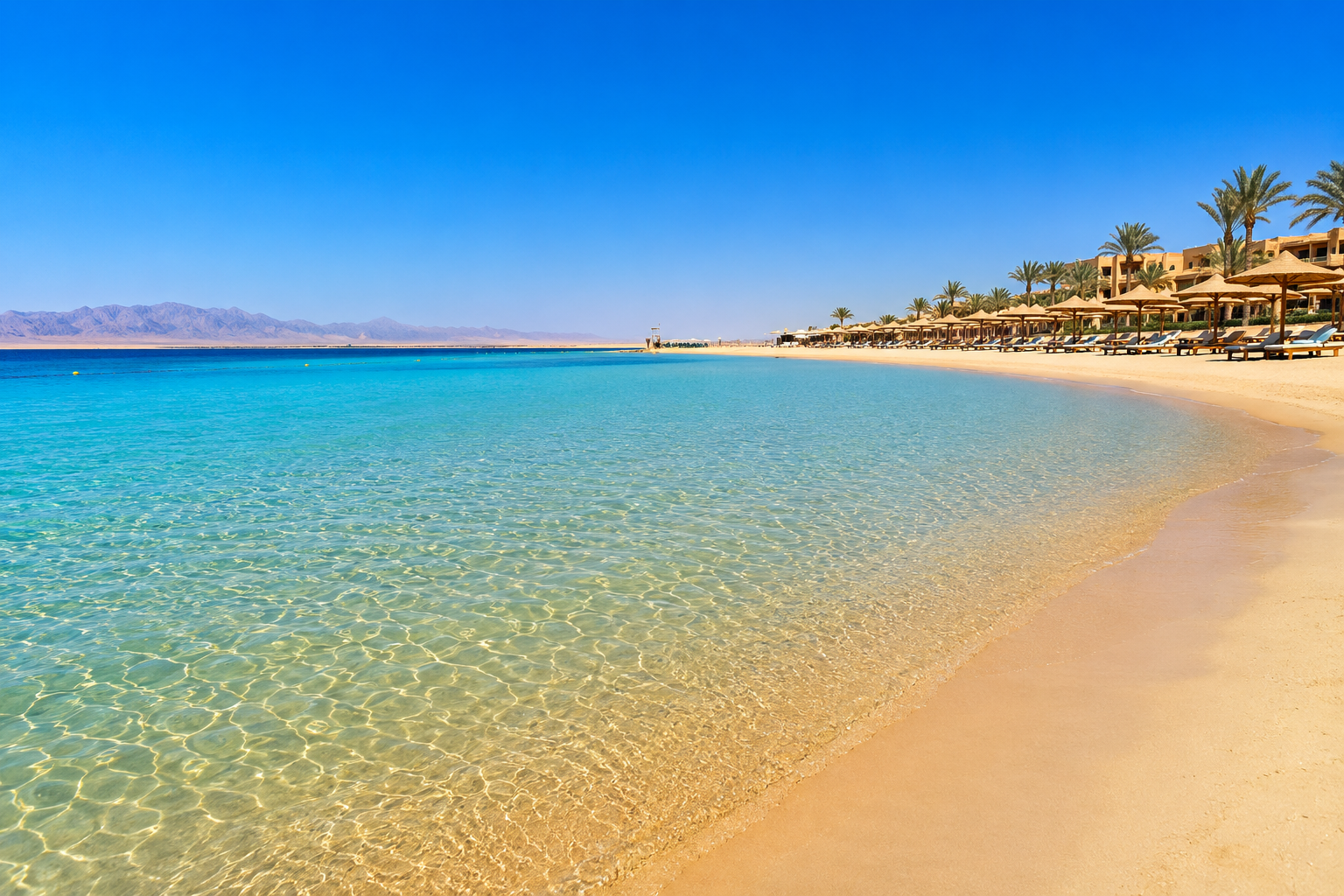 Soma Bay Strand bei Hurghada