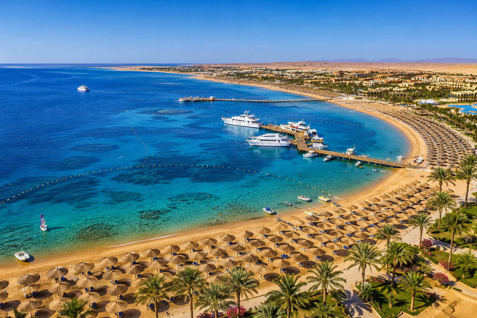 Makadi Bay Strand bei Hurghada